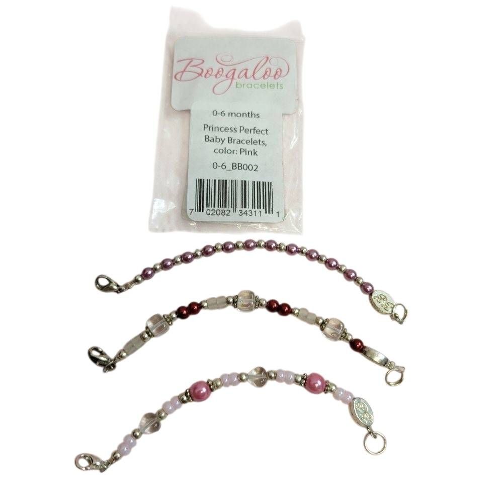 Boogaloo bracelets (3) 0/6 mo 4.38"